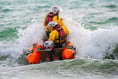Multiple lifeboat crews called out to rescue pair caught short by tides