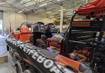 Lifeboat prepared for the summer season