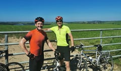 Duo plan to peddle to raise money for charity 