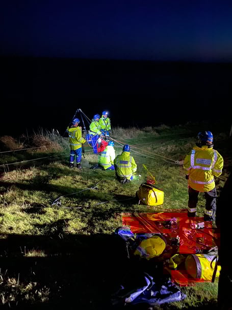 Dartmouth Coastguards search for fallen dog