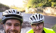 A local man is planning a cycle ride across the county