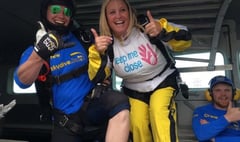 Kingsbridge woman skydives for charity