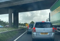 Accident causes congestion on the A38