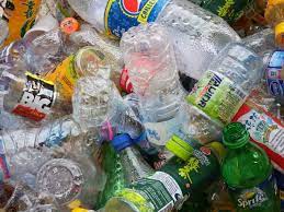 Empty plastic bottles