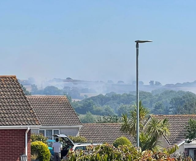 Large fire was burning near Brixton
