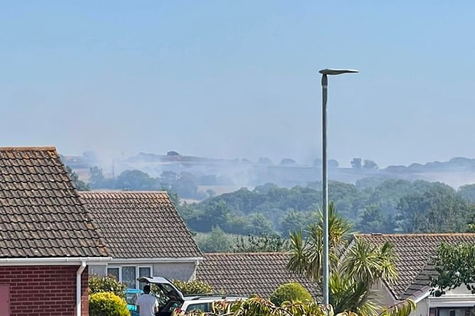 Fire at Stamps Hill
