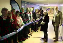 Hospital’s timeline brightens corridor