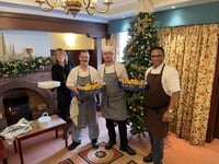 Christmas cream tea party
