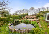 "Substantial" home with sea and country views comes with a fountain