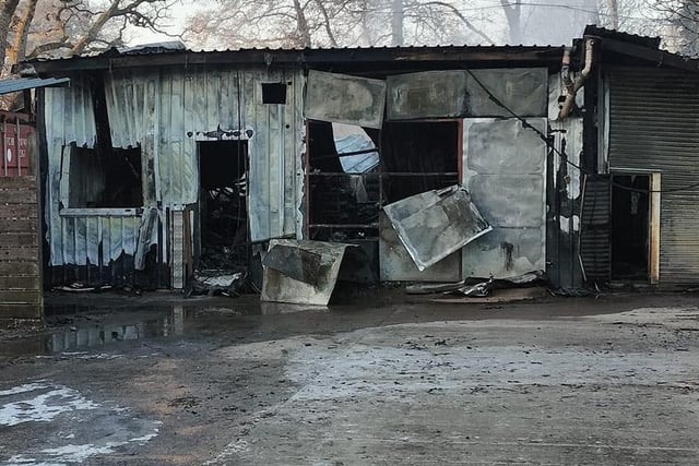 Cause of massive blaze unknown but believed to be accidental