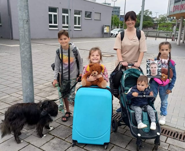 Ukranian family searches for new home