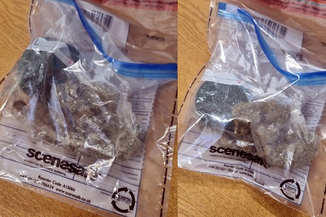 A MAN caught smoking cannabis by police in a Newton Abbot park was arrested yesterday evening, Thursday.Picture: Newton Abbot Police Station (March 2 2023)
