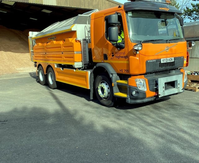 National Highways plea to give gritters extra space