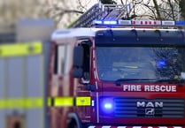 Fire damages dumper truck in quarry