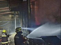 ICYMI: Fire station releases images of barn fire in Kingston 