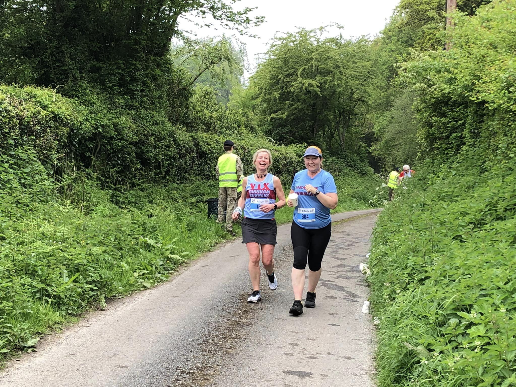 Vicky Goodluck with Nicola O’Connor