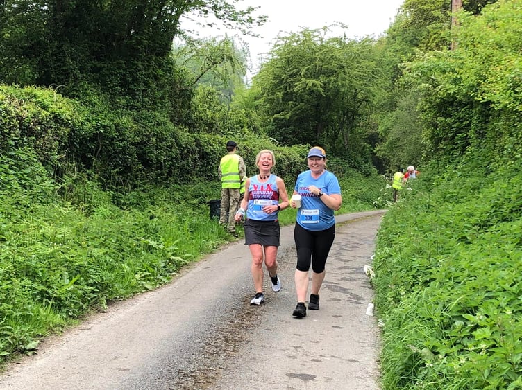 Vicky Goodluck with Nicola O’Connor
