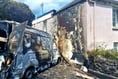 Car fire spreads to house