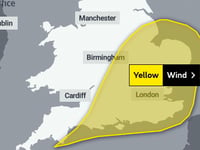 ‘Unseasonably windy’ Saturday Yellow Warning by Met Office