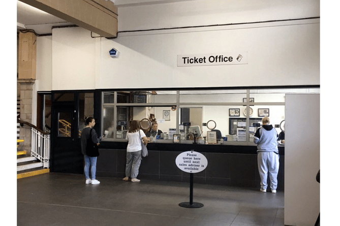 Ticket Office at Newton Abbot Station