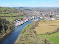 Litter picking in Totnes