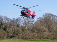 Kingsteignton crash victim is 5,000th patient for air ambulance medics