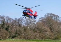Kingsteignton crash victim is 5,000th patient for air ambulance medics
