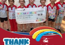 Ivybridge rainbows raise funds for the Devon Air Ambulance