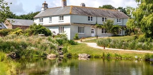 Farmhouse for sale has 17th century origins - and a swimming pond 