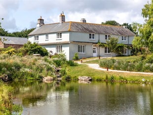 Farmhouse for sale has 17th century origins - and a swimming pond 