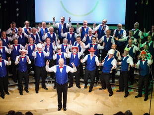Kingsmen barbershop group host concert for BASICS Devon charity