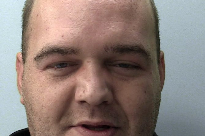 Sex offender Christopher Wheeler who tried to stop the police looking at his mobile phone has been jailed after he was caught downloading child images.
Picture: Police (1-8-23)