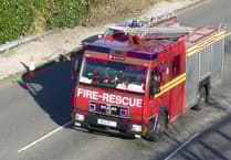 14 fire crews fighting Drewsteignton thatch fire