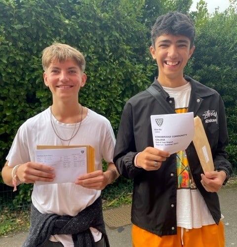 Hard work pays off as Kingsbridge Community College students enjoy their exams success.
Pictures: Kingsbridge Community College (17-8-23)