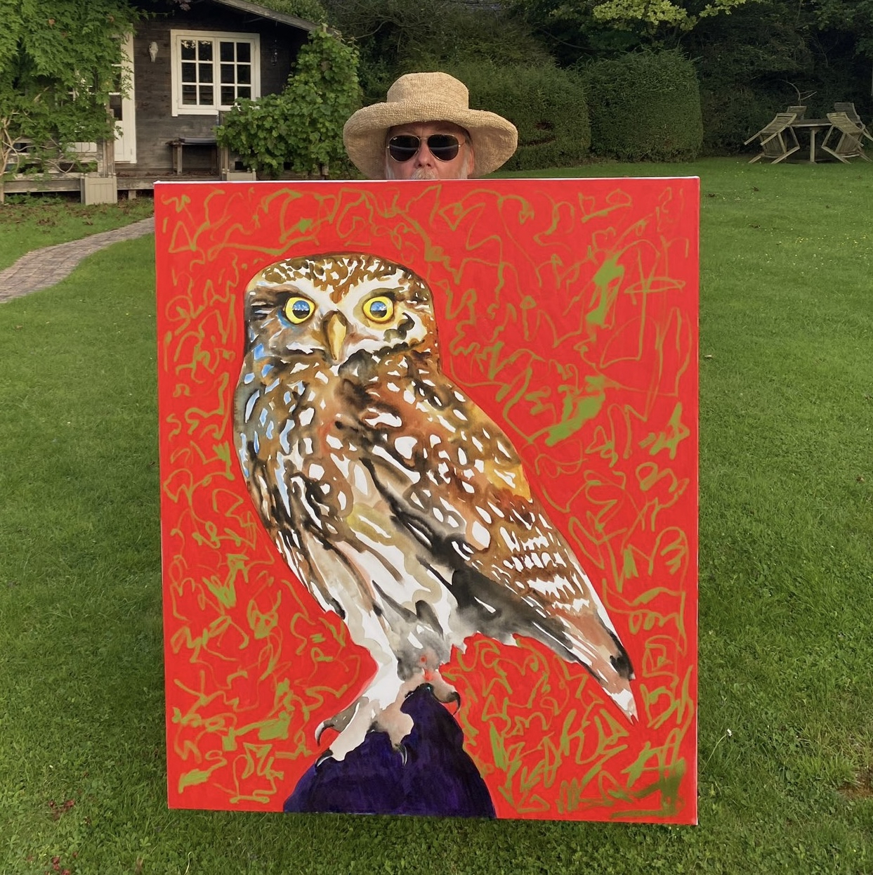 Vic Reeves on his way to Dartmouth