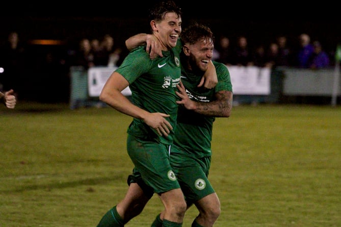 Jacob Smelt celebrates his equaliser Credit: Josh Goodman