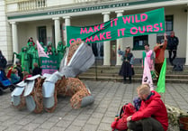 Princetown protest demands Prince William rewild Dartmoor
