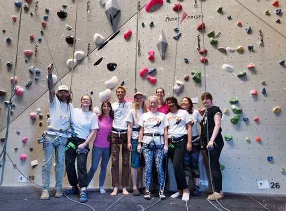 Charity provides mental health support through rock-climbing therapy
