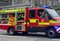 Camper van destroyed by fire in Yealmpton