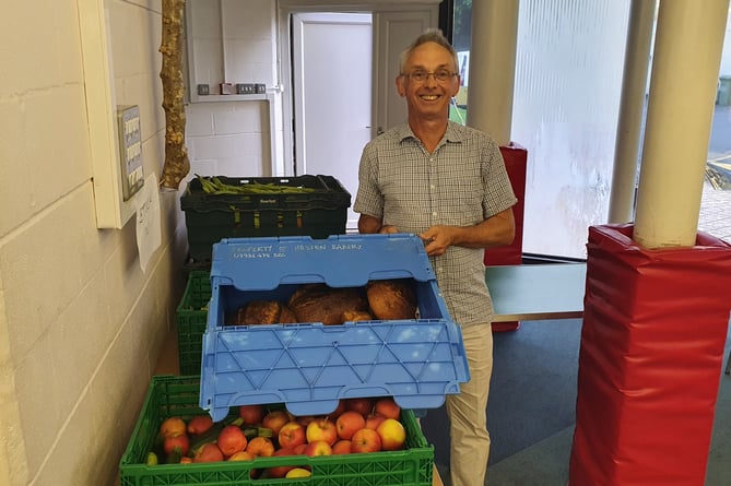Food bank manager Kevin Mitchell