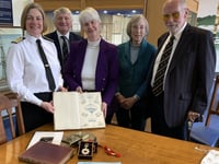 Donation of memorabilia