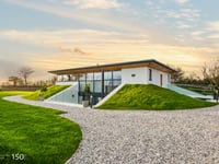Eco-friendly home for sale is former reservoir with "luxury" touches