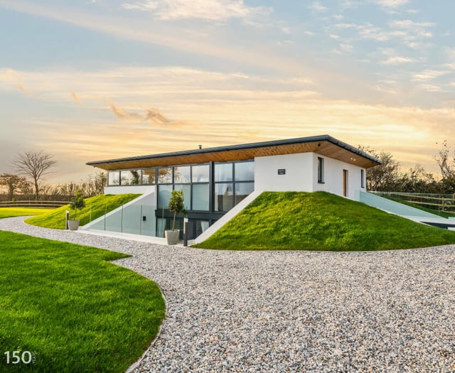 Eco-friendly home for sale is former reservoir with "luxury" touches