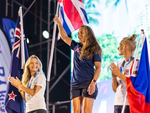 Salcombe's own Marie Buchanan is flying the flag for paddleboarding