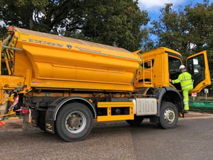 Gritters out as roads can't take the heat