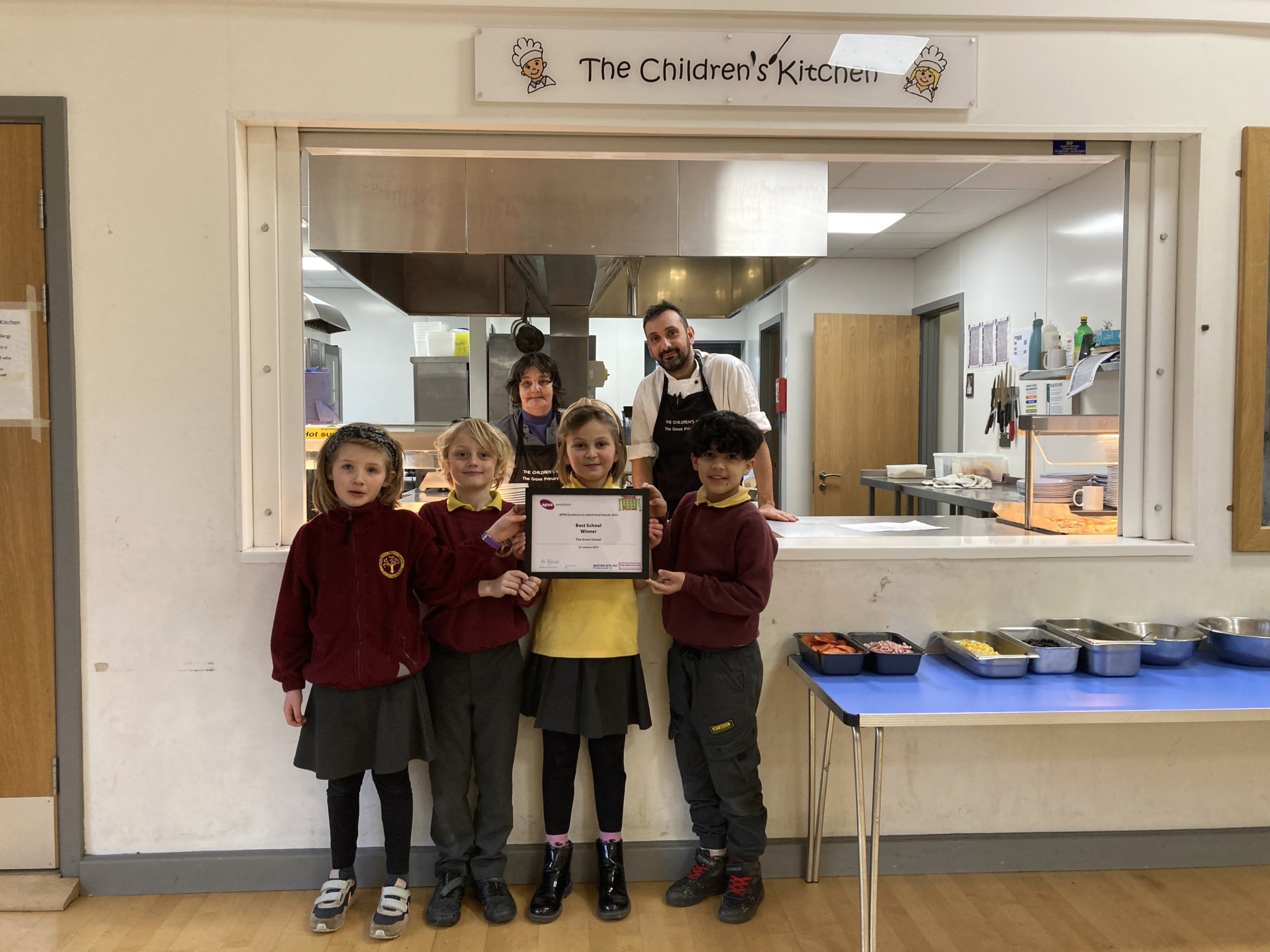 Award-winning school dinners