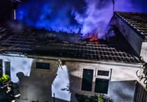 Malborough house gutted in blaze
