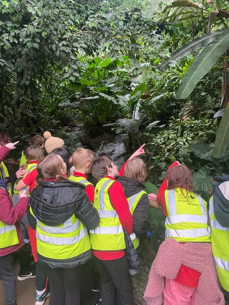 St John's students at the Eden Project