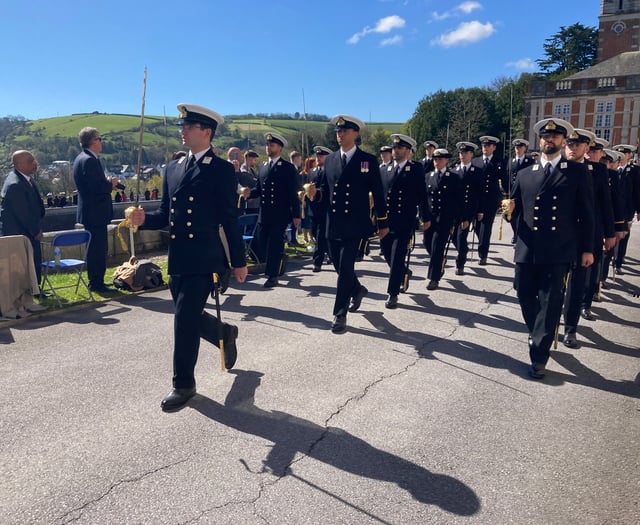 Photos from the Britannia Royal Naval College Passing Out Parade day