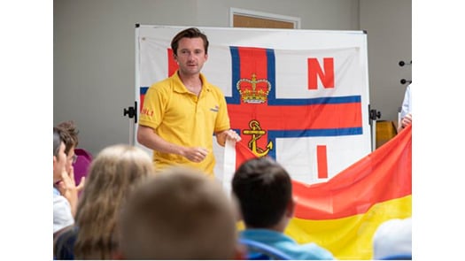 RNLI lifeguards have been visiting South Hams schools